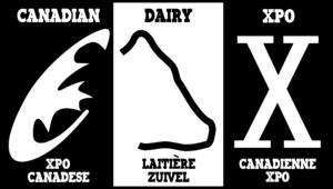 Canadian Dairy XPO - CDX Logo OFFICIAL K black white